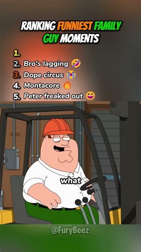 Ranking Funniest Family Guy Moments
