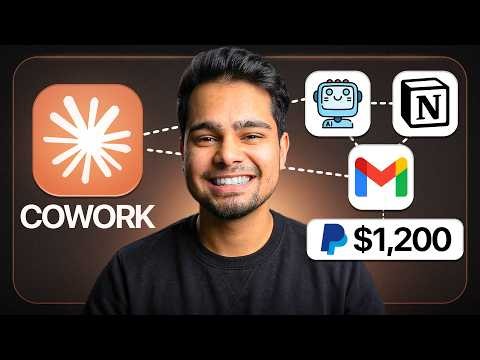 Learn 90% of CLAUDE COWORK in 20 mins! | From Beginner to Pro! | AI tools for Beginner