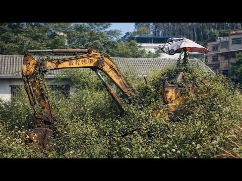 Abandoned Caterpillar 303 Excavator – Full Restoration From Rust to Like New
