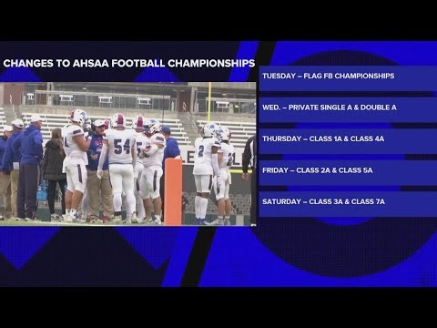 New AHSAA Football Championship slate approved