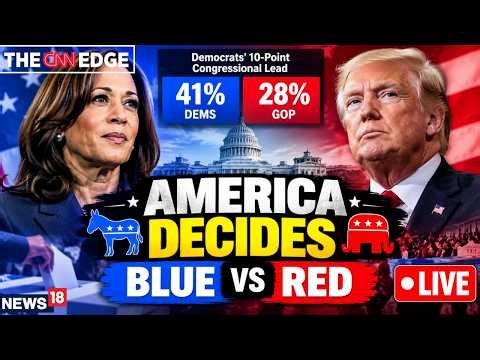 LIVE: America Decides | Democrats 41% vs GOP 28%? 10-Point Congressional Lead | US Midterms | N18G