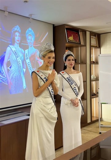 Miss Cosmo 2025 @yolina lindquist expresses her heartfelt gratitude to the leadership of Royal Group for their quiet support, trust, and unwavering encouragement for Unimedia and the Miss Cosmo Organization throughout the journey. A radiant journey shaped by shared values, belief, and meaningful companionship. #MissCosmo #ImpactfulBeauty #YolinaLindquist #UniMedia #CosmoOrganization