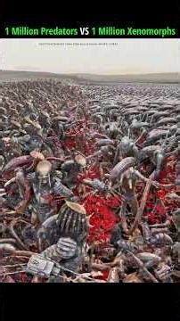 1 Million Predators VS 1 Million Xenomorphs 💀 (UEBS 2) | Who Wins?