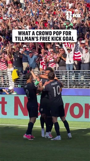 THESE ANGLES of Malik Tillman's free kick goal for the USMNT