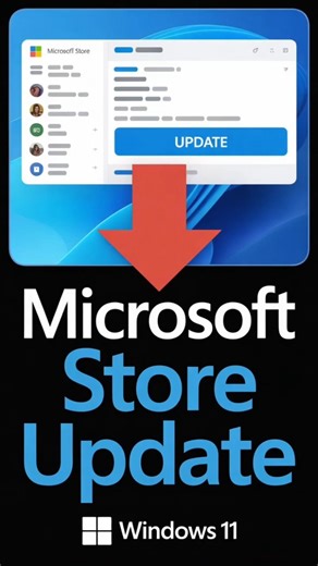 How To Update Microsoft Store Windows 11 #windows11 #tech #shorts #laptop #computertips
