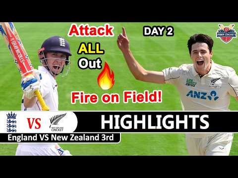 England Vs New Zealand 3rd Test Match Day 3 Highlights 2026 | Eng Vs Nz