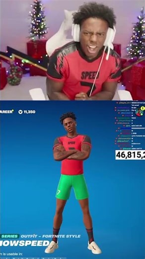 iShowSpeed Reveals His Fortnite Skin..