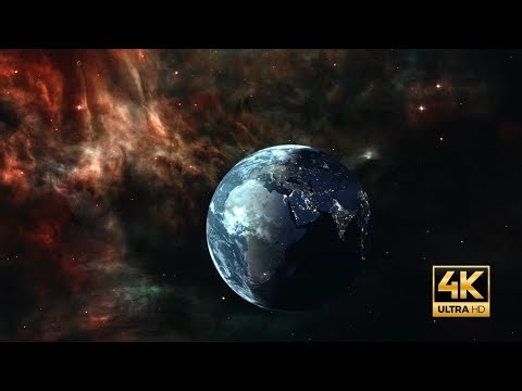 10 Minute Glowing Earth Loop 4K | Traveling Through Space Animation
