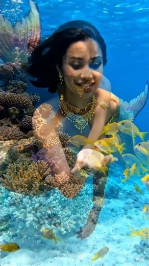 Real Life Mermaid Spotted Underwater 😱🧜‍♀️