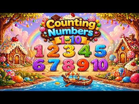 Preschool Counting 1 to 10 | Learn Numbers with Bright Visuals & Objects