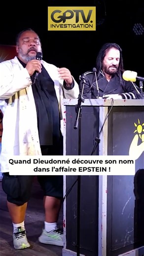 Quand Dieudonné découvre son nom dans l’affaire EPSTEIN !