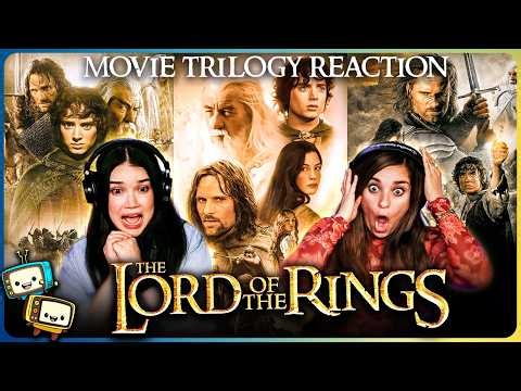 The Lord of the Rings FULL TRILOGY Reaction! | Epic Marathon Compilation (Achara & Kristen)