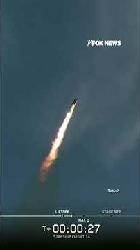 WATCH: SpaceX launches MASSIVE Starship rocket on ambitious mission #foxnews #news #shorts #space