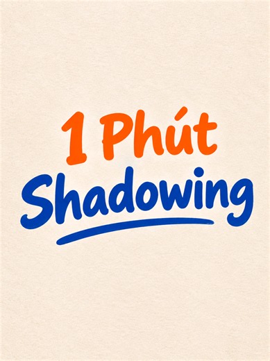 Shadowing English: 1- Minute Shadowing Practice for Learners