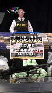 $139 million, 17 firearms, 21 people facing charges in cross border drug bust
