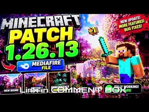 Minecraft patch 1.26+ | Minecraft latest version | MCPE PACKET FOR MINECRAFT| 