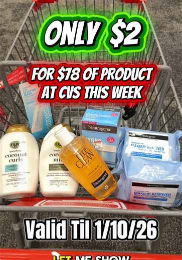 This CVS deal this week shows what to buy, what to clip, and how $78 in products costs just $2.49 after ExtraBucks and rewards. Save this one before the week ends. #cvsdealsthisweek #cvscouponing #cvsbreakdown #extrabucks #couponing