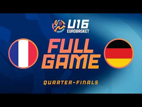 Quarter-Finals | France v Germany | Full Basketball Game | FIBA U16 Women's EuroBasket 2026