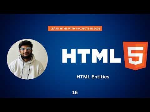 HTML Entities Explained | Special Characters, Symbols & Emojis in HTML5 (Beginner Guide)