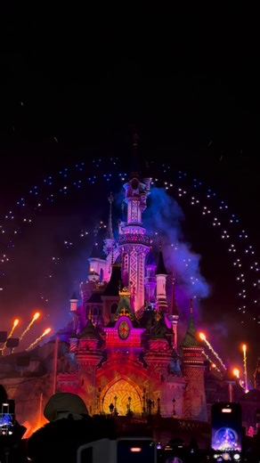 Erol on Instagram: "Mesmerized by the amazing fireworks show at Disneyland Paris 🎆 @disneylandparis #paris"