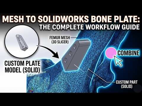 Create Customized Bone P;ate From 3d Slicer to Solidworks