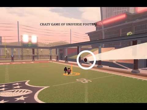I just got the craziest game Of All TIME! [Universe football in Roblox]