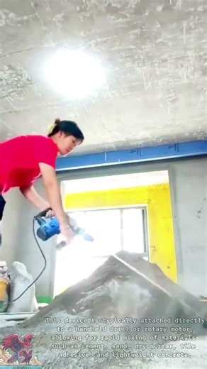 Creative Construction Mortar Mixing Tool #shorts #viral #tools #machine