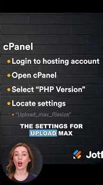 How to Increase WordPress Upload Limit in cPanel ⚙️ #tips
