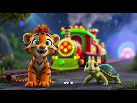 Letter T Song & Story 🚂 | Tara the Tiger’s Train of Treasure | Learn Alphabet T for Kids