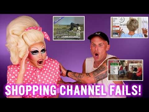 Trixie (and Surprise Special Guest Katya) REACT to Home Shopping Fails!