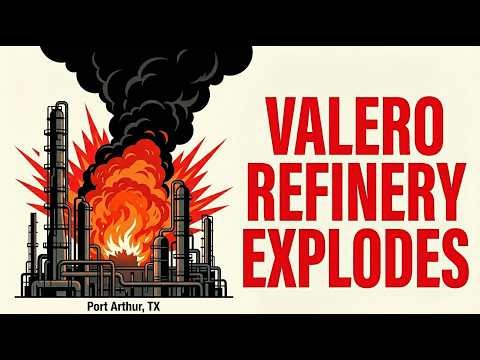 435,000 Barrels Per Day SHUT DOWN — Valero's Biggest Refinery Explodes in Port Arthur, Texas!