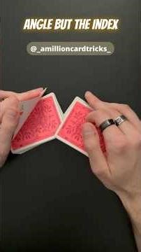Riffle Shuffle Peek - Card Trick Tutorial #magic #tricks #tutorial