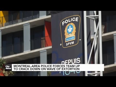Projet UNIS: Four major Quebec police forces crack down on extortion