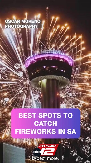 Several places across the Alamo City will host fireworks shows to close out 2025 and welcome the new year. Here are some of the biggest fireworks shows happening tonight. MORE DETAILS: https://www.ksat.com/news/local/2025/12/16/where-to-catch-firework-shows-on-new-years-eve-in-san-antonio/?utm_source=facebook&utm_medium=social&utm_campaign=snd&utm_content=ksat12 | KSAT 12 & KSAT.com