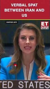 US–Iran Clash at UNSC? Why This Video Is Going Viral | What Was Said Between The Two? #shorts