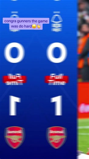 Arsenal vs Nottingham Forest full time highlights