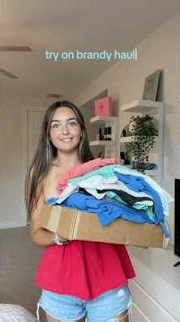 try on brandy haul!!! #brandymelville #brandyhaul #haul