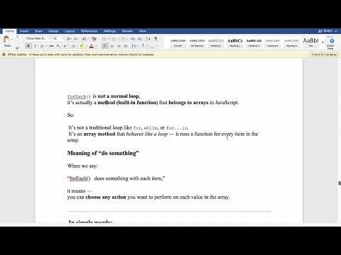 21| JavaScript forEach Loop Explained |