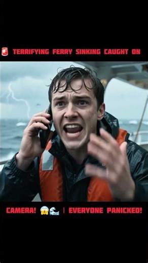 🚨 Terrifying Ferry Sinking Caught on Camera! 😱🌊 | Everyone Panicked!