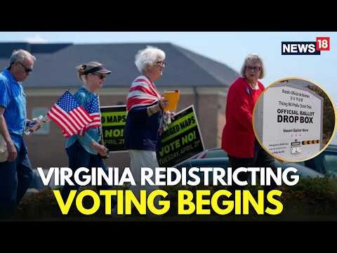 Virginia Redistricting LIVE | Voting Begins On Democrats 10-1 Congressional Map Shift | N18G