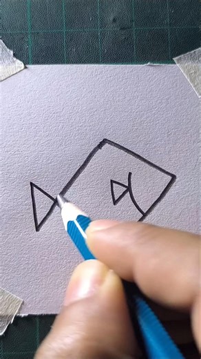 easy fish drawing