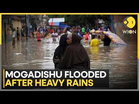 Mogadishu Floods: Heavy Rains Flood Roads, Houses With Muddy Water in Somalia | WION