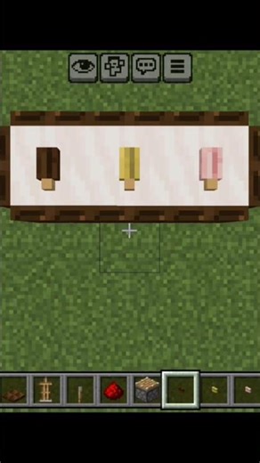 Minecraft Ice Cream Build Hack: Easy Tutorial#minecraft#shorts