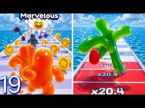 Join Blob Clash 3D — Crowd Run Forward vs Reverse Gameplay Walkthrough Part-19 | MOBILE GAMING