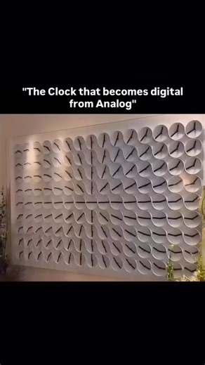 Inside reports on Instagram: "Time transforms before your eyes as analog mechanics meet digital precision ⏰✨ This unique clock starts as a traditional analog timepiece, with hands and gears, and then shifts seamlessly into a digital display. At first glance, it looks like a normal mechanical clock, but hidden mechanisms and microcontrollers manipulate the hands and dials to create numbers and patterns readable as digital time. The design combines centuries-old gear engineering with modern electr