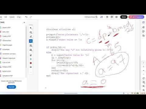EXP 1 Affine Cipher