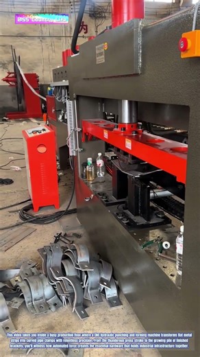 Metal Shaped by Force: How CNC Hydraulic Presses Forge Precision Pipe Clamps