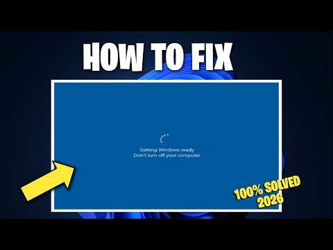 FIX Windows Update Stuck on Getting Ready Screen (Easy Steps)