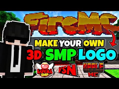 💀 HOW TO MAKE YOUR OWN MINECRAFT 3D LOGO