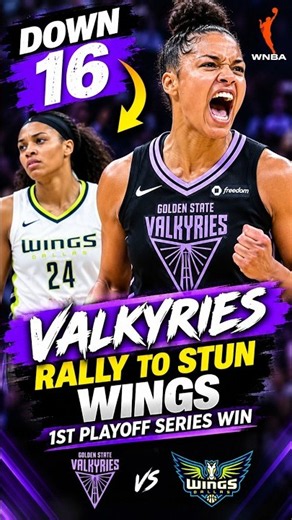 Valkyries Rally From 16 Down to Stun Wings! 🔥 First Playoff Series Win